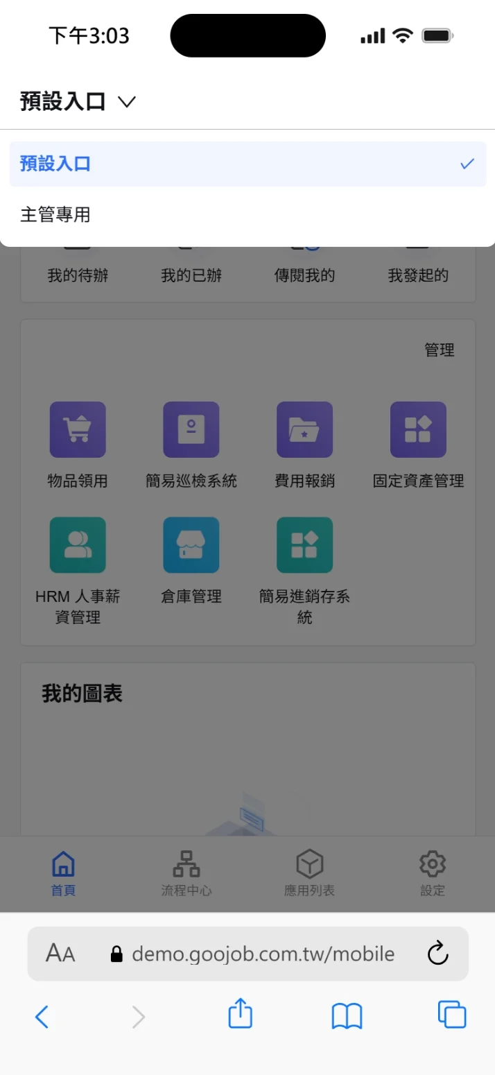 切換首頁