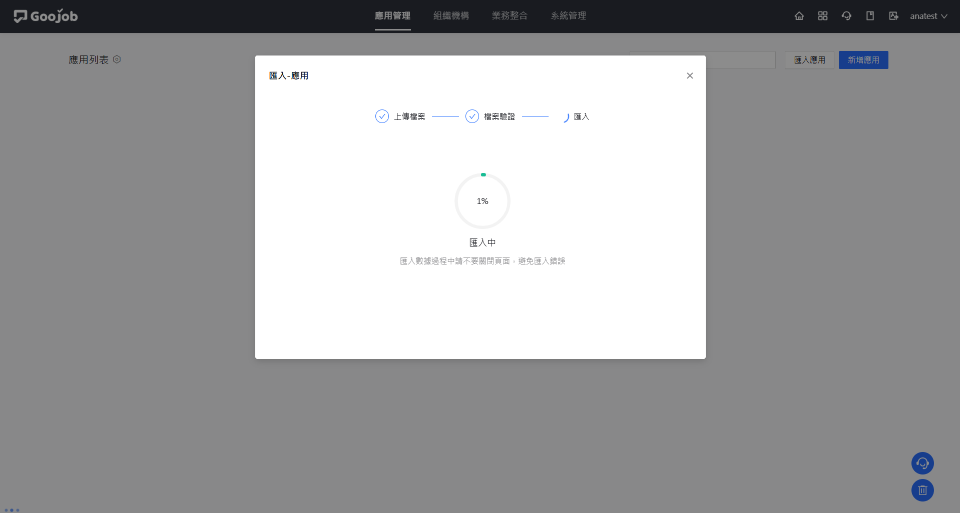 執行匯入