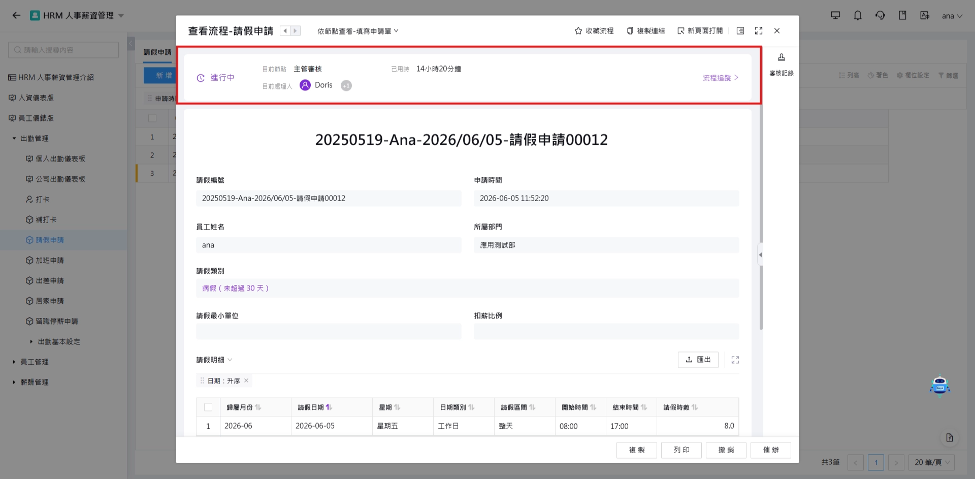 流程追蹤